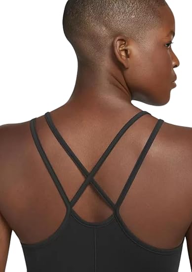 Nike One Luxe Dri-FIT Slim Fit Striped Tank