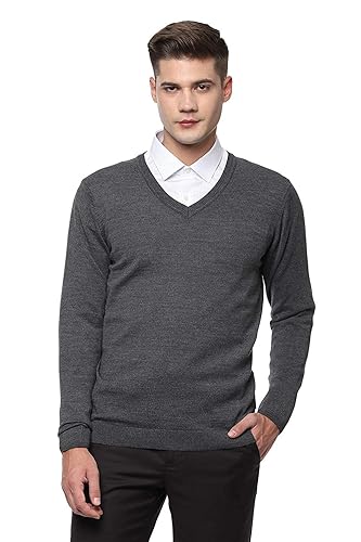 Puma Lux V Neck Sweater - Dark Gray