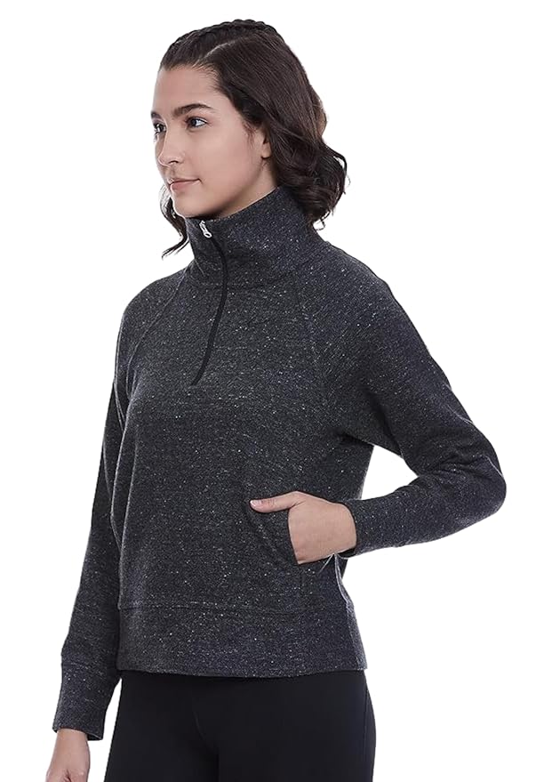 Nike AS Women's Thermal Fleece Panelled Half-Zip Mock Neck Top