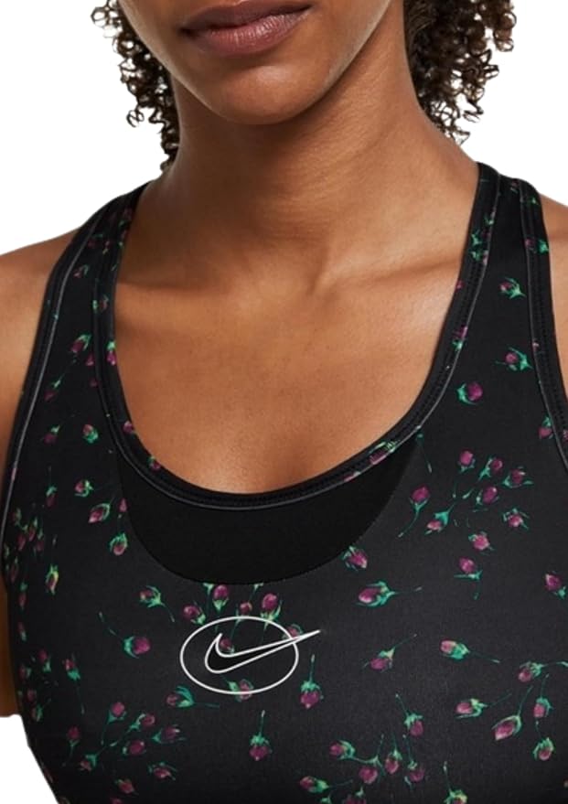 Nike Women's Dri-FIT Swoosh All-Over Print Bra