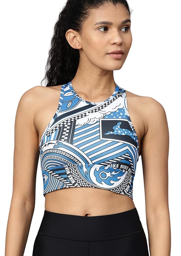 Nike Swoosh High-Neck Padded Sports Bra
