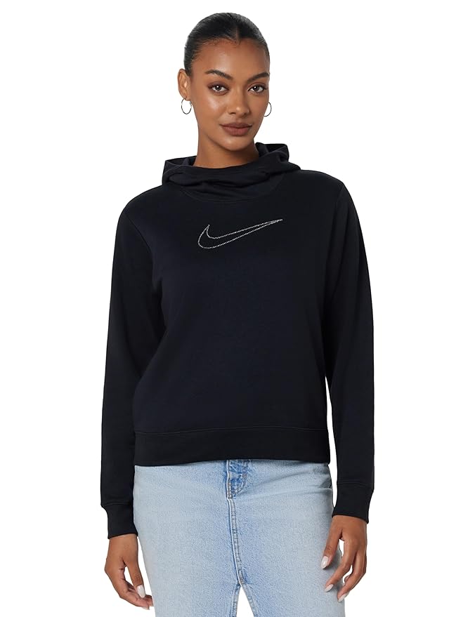 Nike Women's Sportswear Futura Graphic Fleece Funnel Hoodie