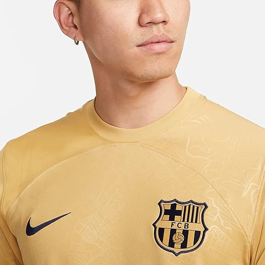 Nike Men's FC Barcelona Dri-FIT Short-Sleeve Away Stadium Jersey