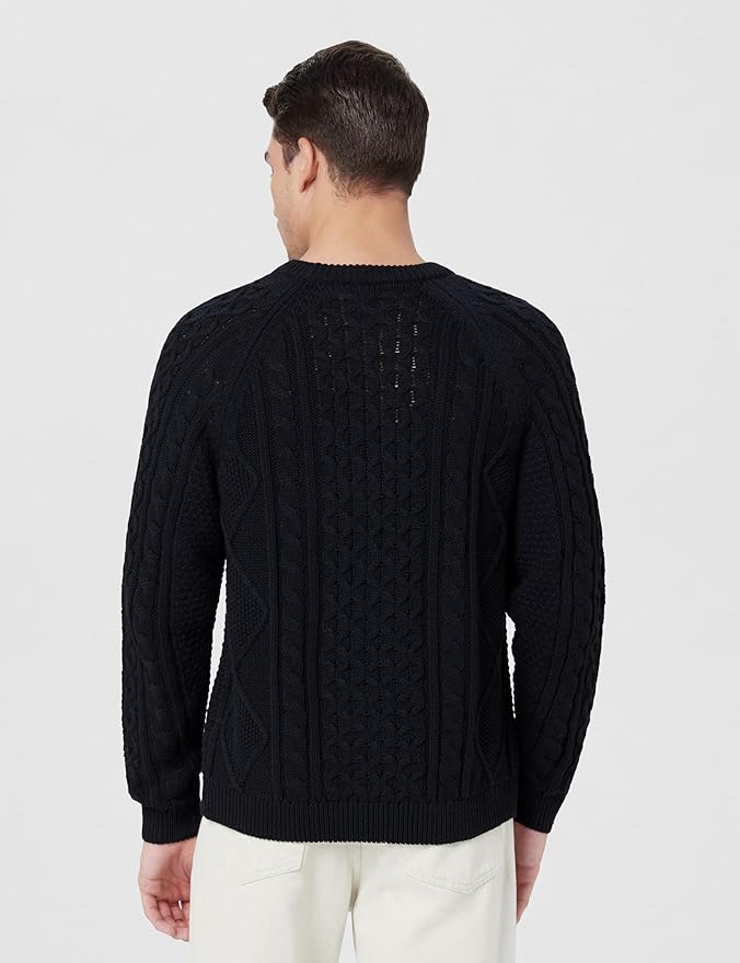Nike AS Men's Cable Knit Long Sleeve Sweater