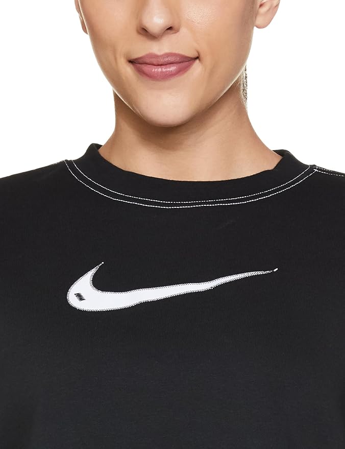 Nike Sportswear Women's Swoosh Fleece Short-Sleeve Crop Top