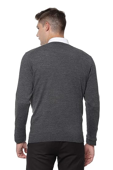 Puma Lux V Neck Sweater - Dark Gray