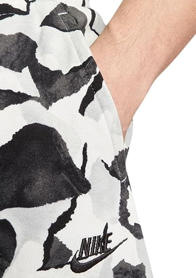 Nike Men's Club+ French Terry All-Over Print Shorts