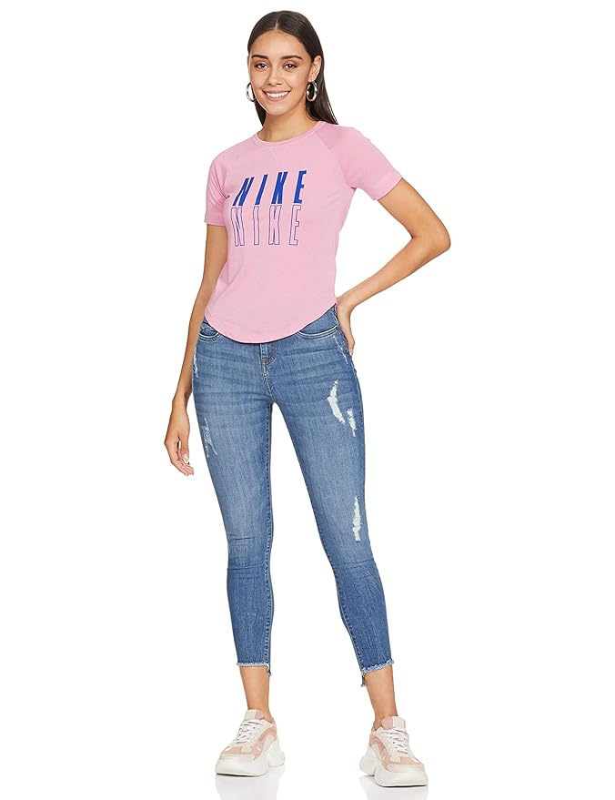 Nike Girls' Trophy Graphic Short-Sleeve Top