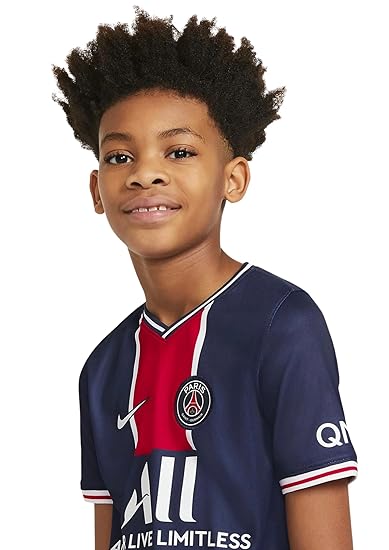 Nike Paris Saint-Germain Youth Breathe Stadium Short-Sleeve Home Jersey