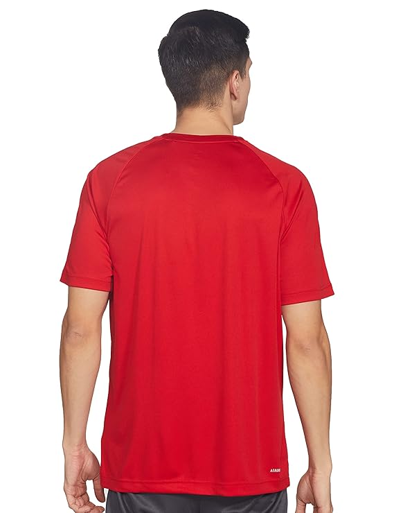 Adidas Striped T-Shirt Red