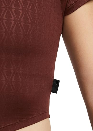 Nike One Luxe Dri-FIT All-Over Print Slim-Fit Training Top