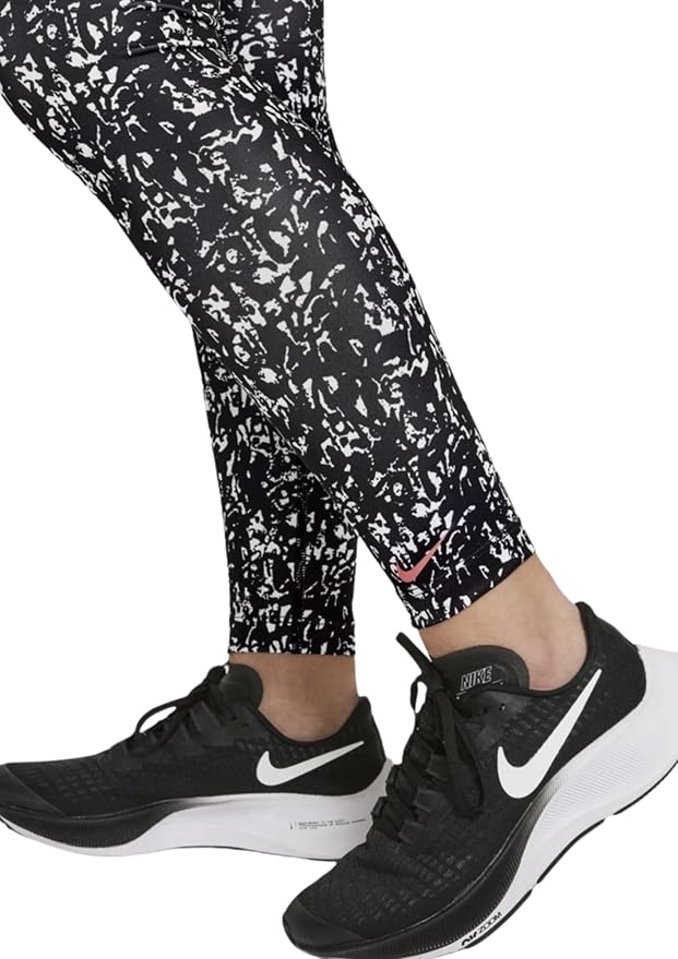 Nike Girls' Dri-FIT One Luxe Icon Clash All-Over Print Leggings