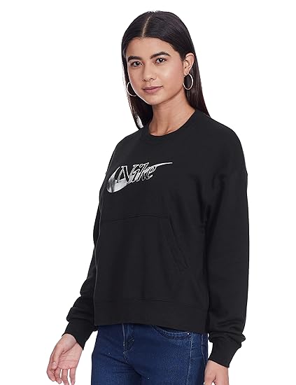 Nike Women's Sportswear Iconic Clash Seasonal Fleece Crew