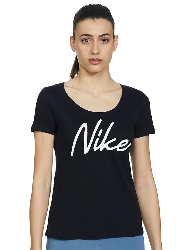 Nike AS Women's DFCT Technology Scoop Neck Logo T-Shirt, XD Edition