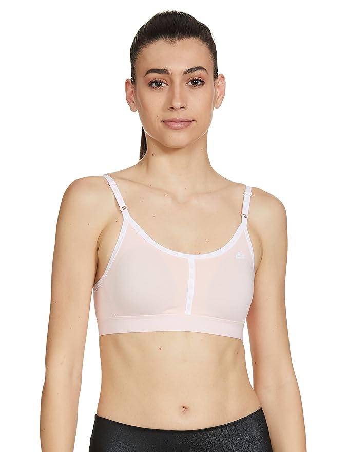 Nike Women's Dri-FIT Air Indy Logo Strap Sports Bra