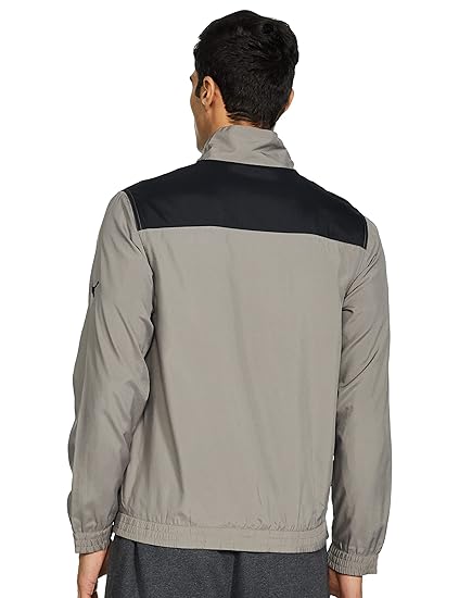 Puma Men's Woven Jacket II - Steel Gray-Black