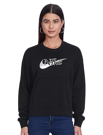 Nike Women's Sportswear Iconic Clash Seasonal Fleece Crew