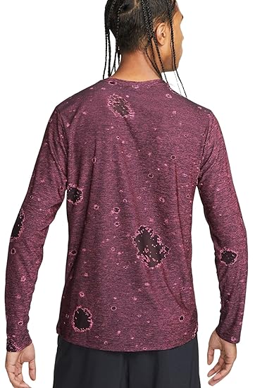 Nike Men's Dri-FIT Long-Sleeve All-Over Print Top