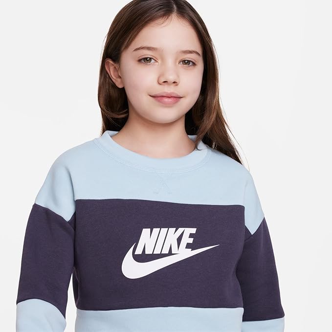 Nike Sportswear Kids' French Terry Crewneck and Shorts Set