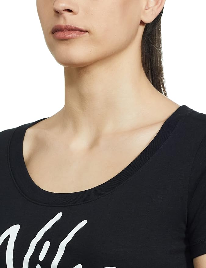 Nike AS Women's DFCT Technology Scoop Neck Logo T-Shirt, XD Edition