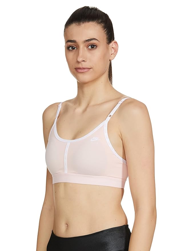 Nike Women's Dri-FIT Air Indy Logo Strap Sports Bra