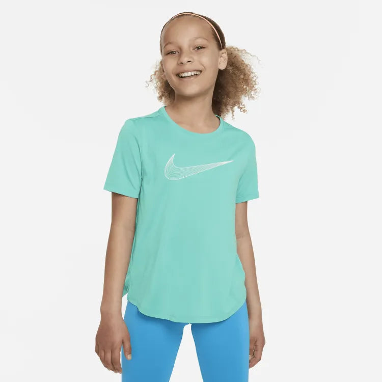 Nike One Older Kids'  Dri-FIT Short-Sleeve Training TopÊ