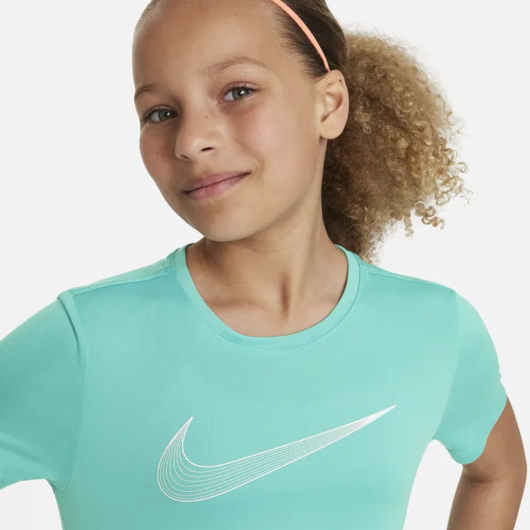 Nike One Older Kids'  Dri-FIT Short-Sleeve Training TopÊ