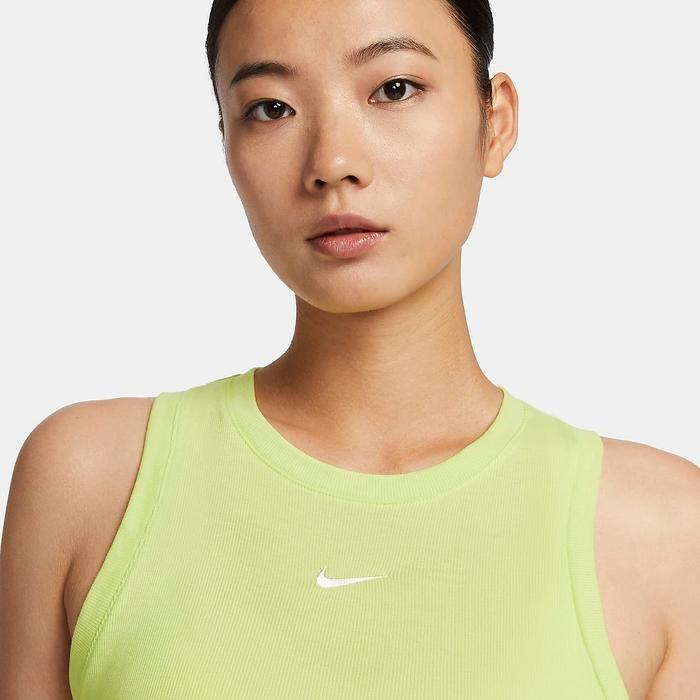 Nike Essential Ribbed Cropped Tank Top
