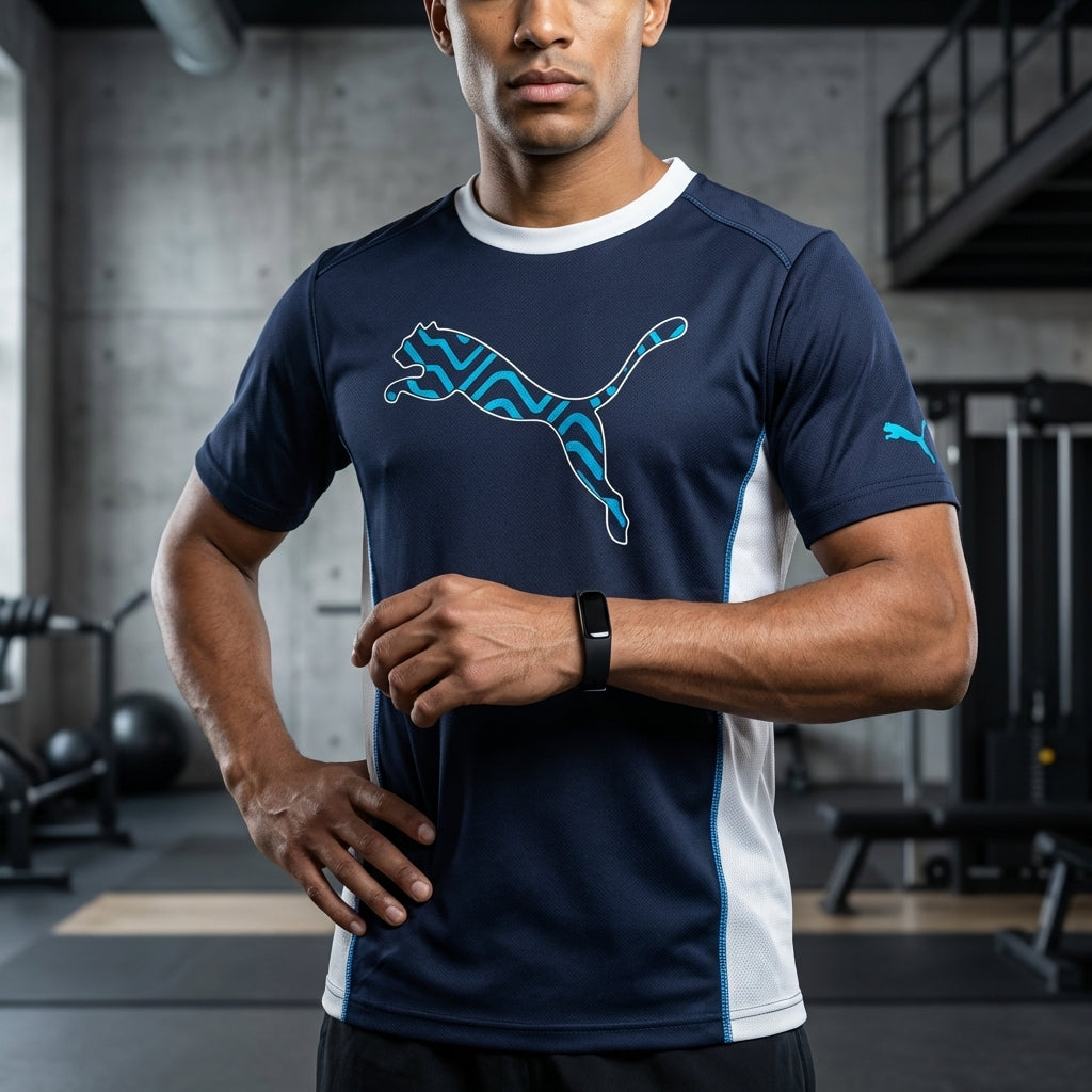 Puma Kids Active Cell Tee 1b Peacoat