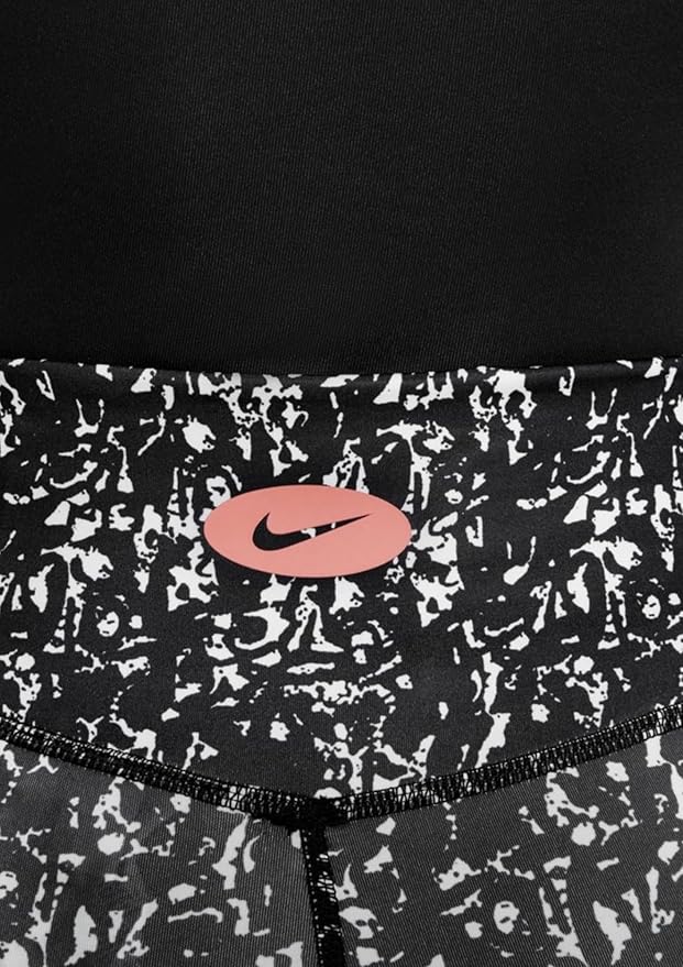 Nike Girls' Dri-FIT One Luxe Icon Clash All-Over Print Leggings