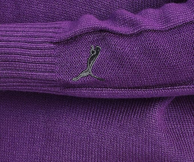 Puma Shawl Collar Sweater Plum
