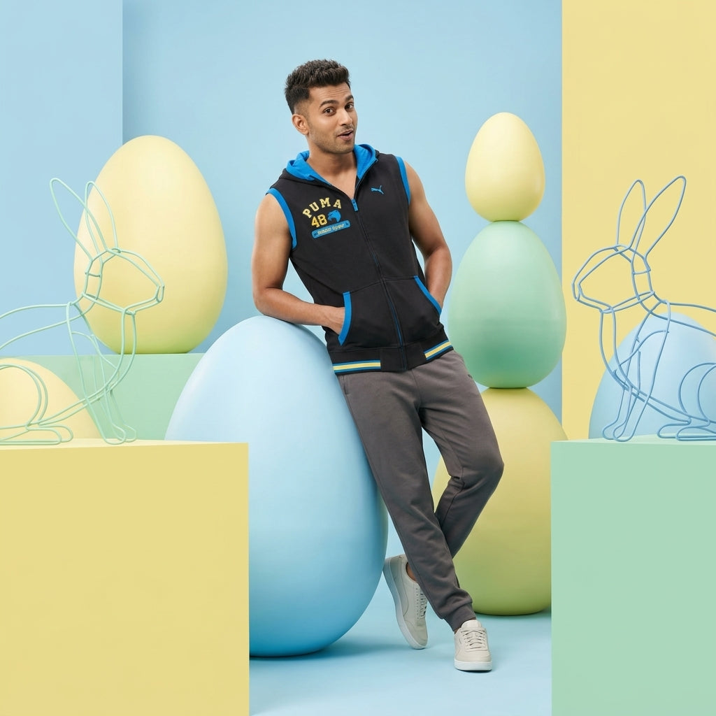 Puma Men's Sleeveless Sweat Jacket