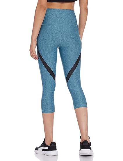 Puma Women's WT PWRSHAPE Knee Capri Blue Tights