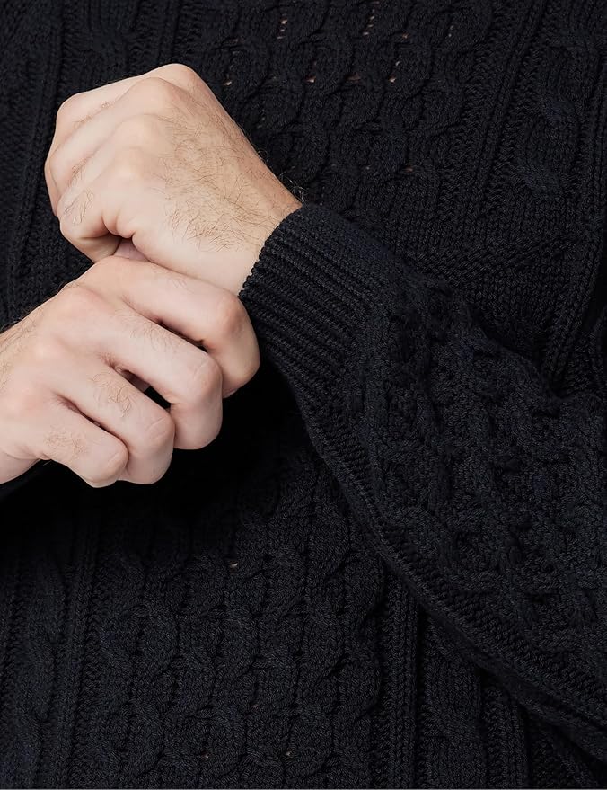 Nike AS Men's Cable Knit Long Sleeve Sweater