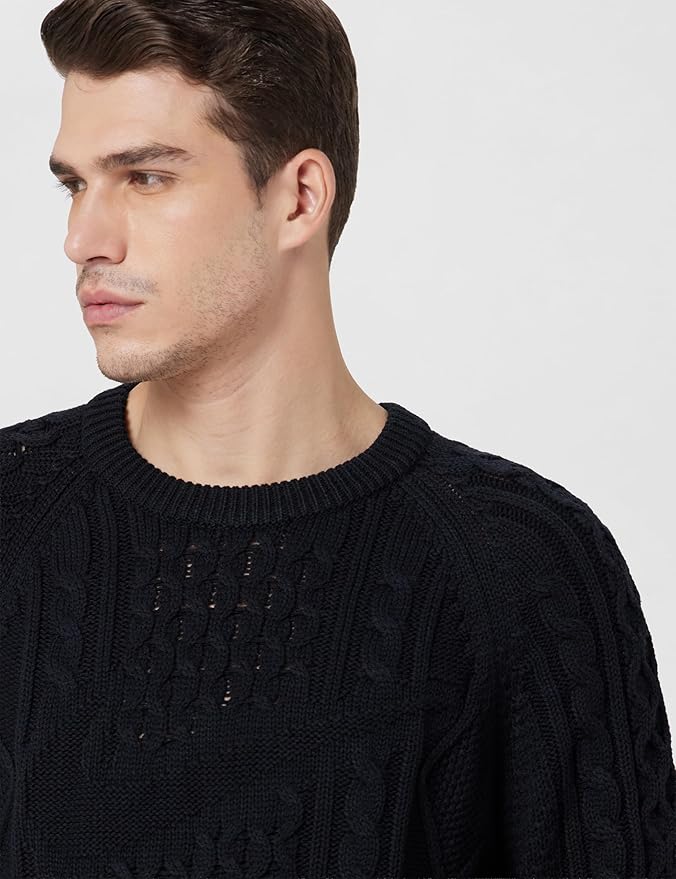 Nike AS Men's Cable Knit Long Sleeve Sweater
