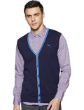Puma Men's Solid Cardigan Sweater