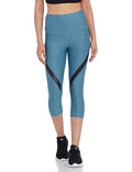 Puma Women's WT PWRSHAPE Knee Capri Blue Tights