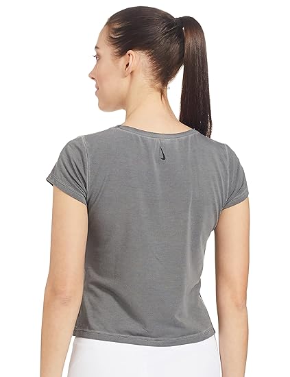 Nike Women's Dri-FIT Garment Dye Short-Sleeve Top