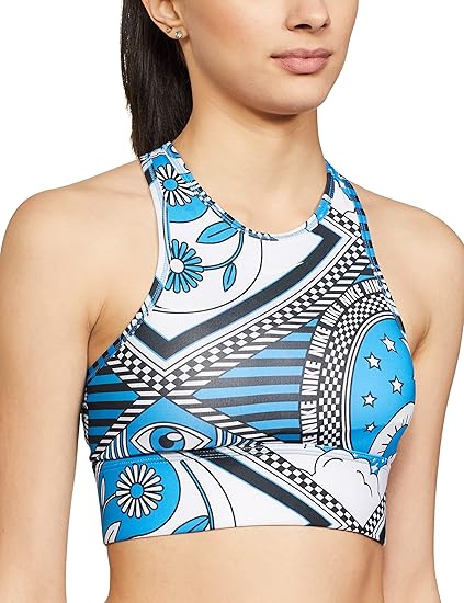 Nike Swoosh High-Neck Padded Sports Bra