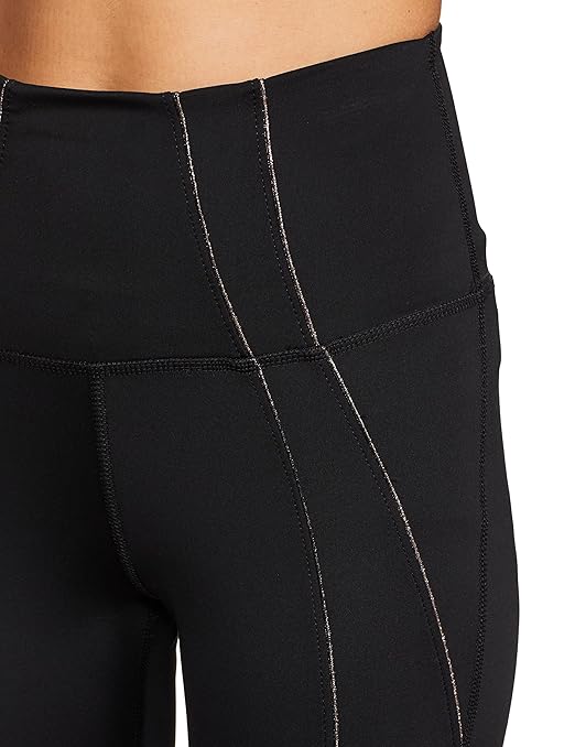 Nike W  Dry Fabric 7/8 Performance Tights, Lurex Finish