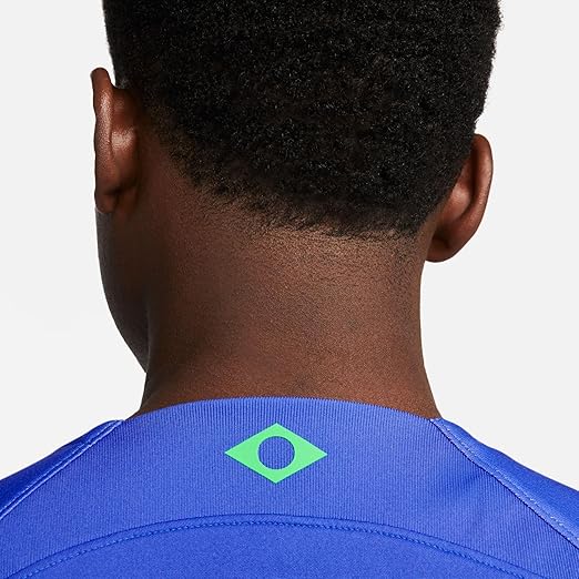 Nike Men's Brazil National Team Dri-FIT Stadium Short-Sleeve Away Jersey