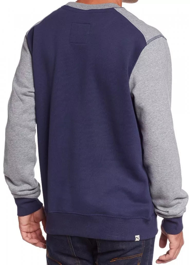 Puma FUN Athletic Crew Sweat Peacoat