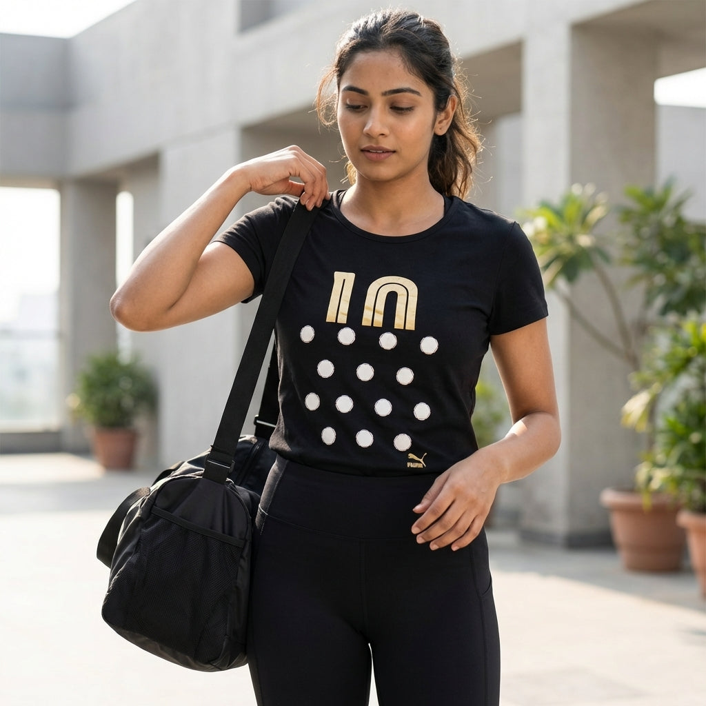 Puma Women's Seasonal Story Tee Black
