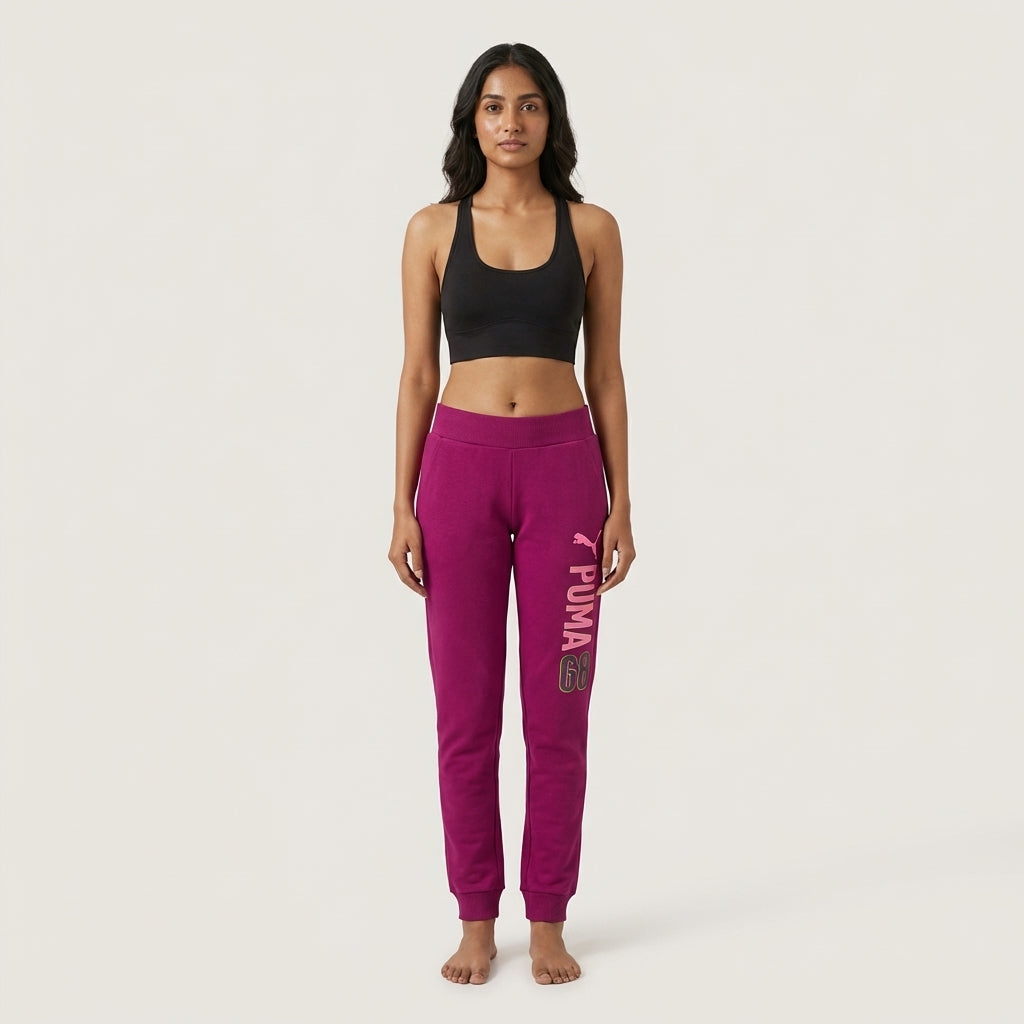 Puma Women's STYLE ATHL Sweat Pants Magen