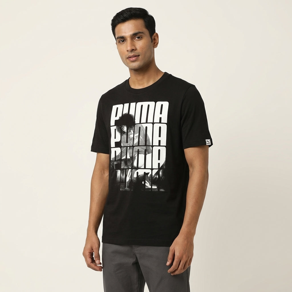 Puma Men's Brand Tee Black