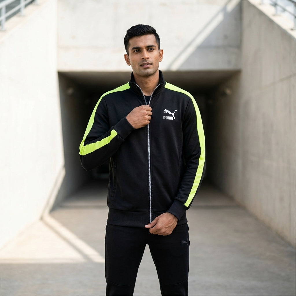 Puma LS Zenith Track Jacket Black