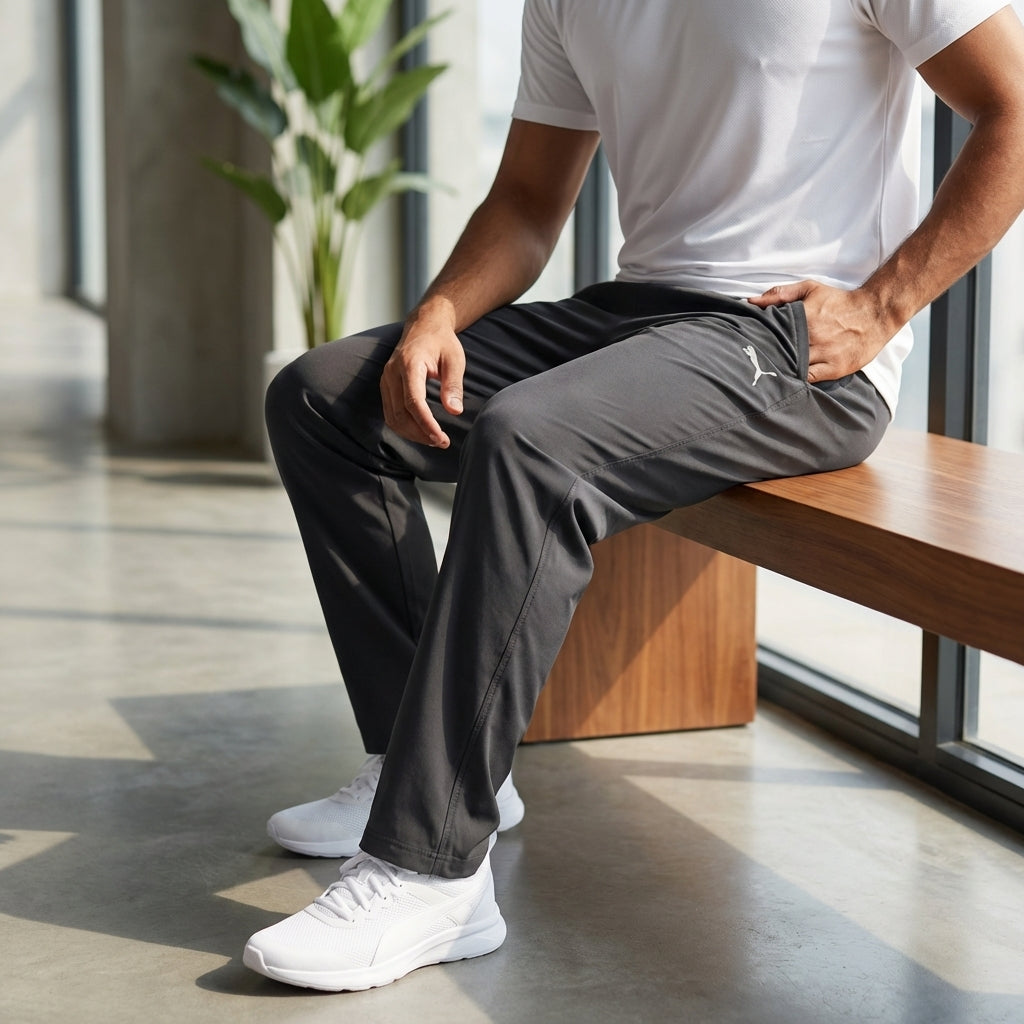 Puma Essential Woven Pant Asphalt-Q