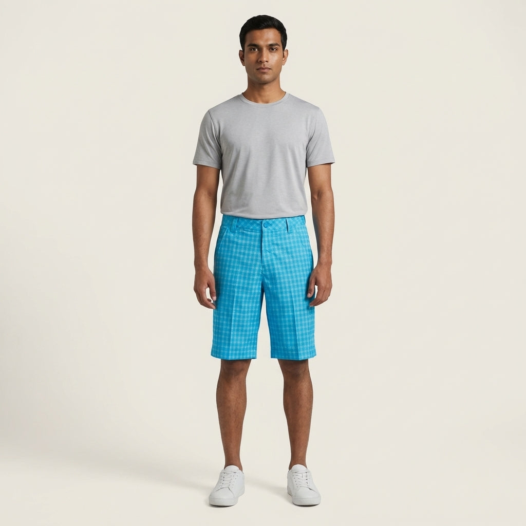 Puma Men's GT Plaid Tech Shorts