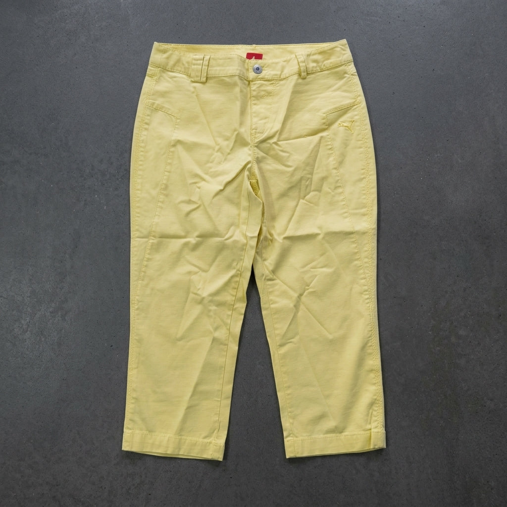 Puma Women's Yellow Iris Capri Pants