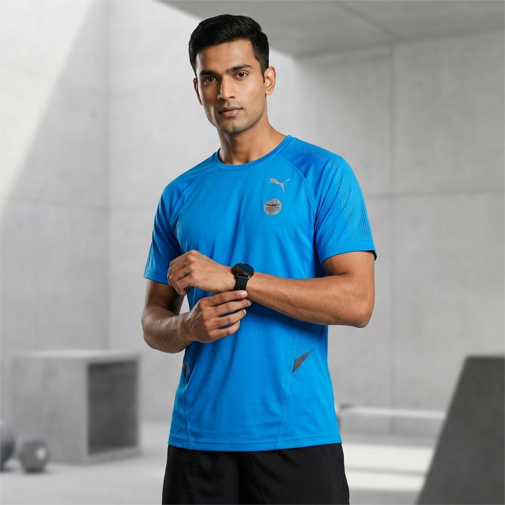 Puma NightCat Illuminate Short Sleeve Performance Tee